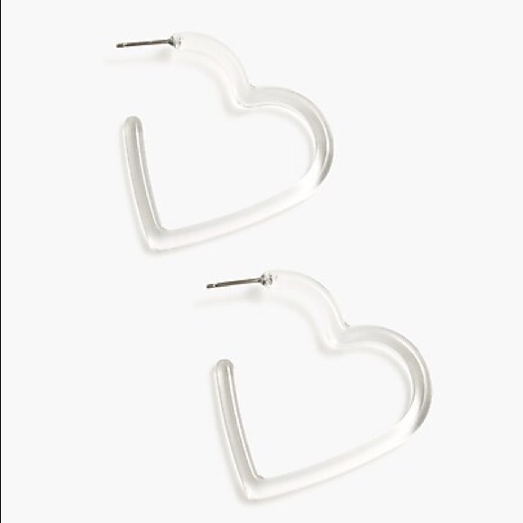J.Crew NWT Heart Hoop Earring Bundle - Picture 4 of 5